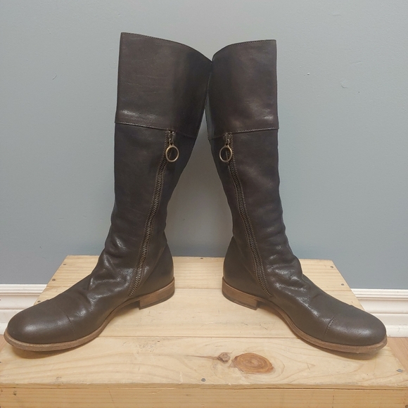 Fiorentini + Baker brown leather riding boots size 6 (36EU) - Picture 2 of 13